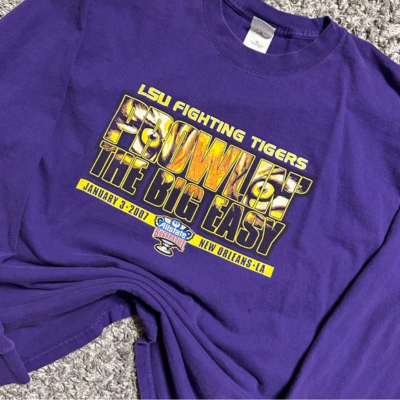 2007 LSU Tigers Suger Bowl Long Sleeve Shirt - Picture 1 of 4